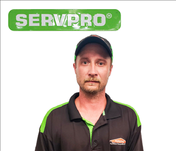 SERVPRO employee, Richard Patterson, male with hat on