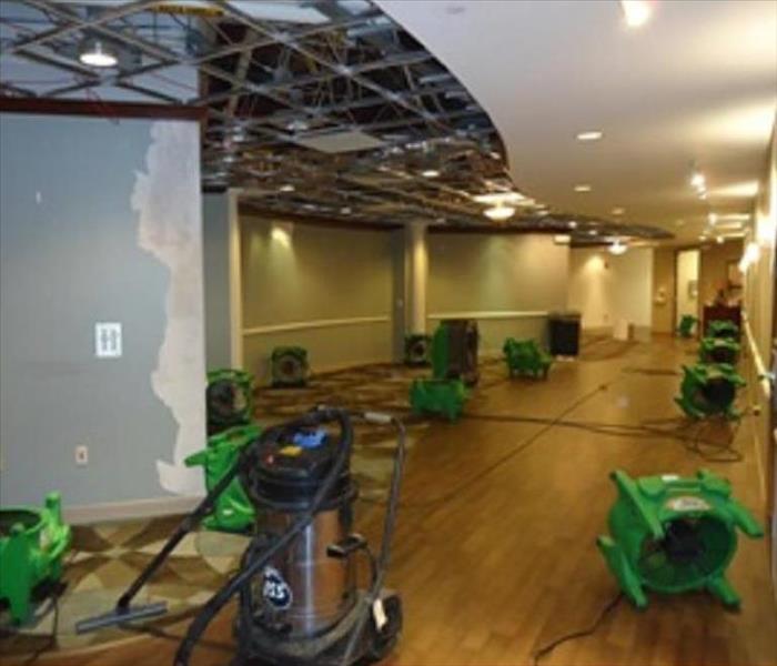 Water damage at commercial facility