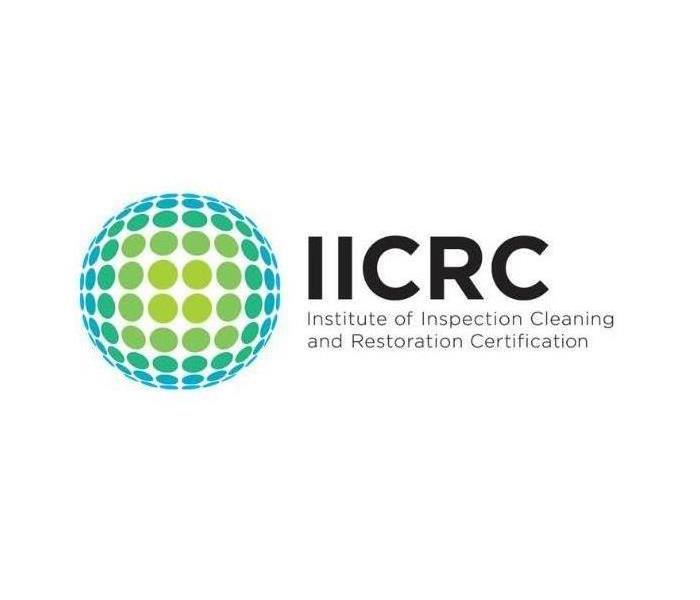 We have the expertise to restore your home! Image of IICRC logo.